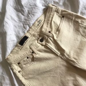 J. Crew mid-rise off-white fashion Jeans